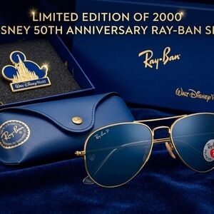Ray-Ban Aviator Disney 50 Anniversary Set RB3548N Polarized Sunglasses